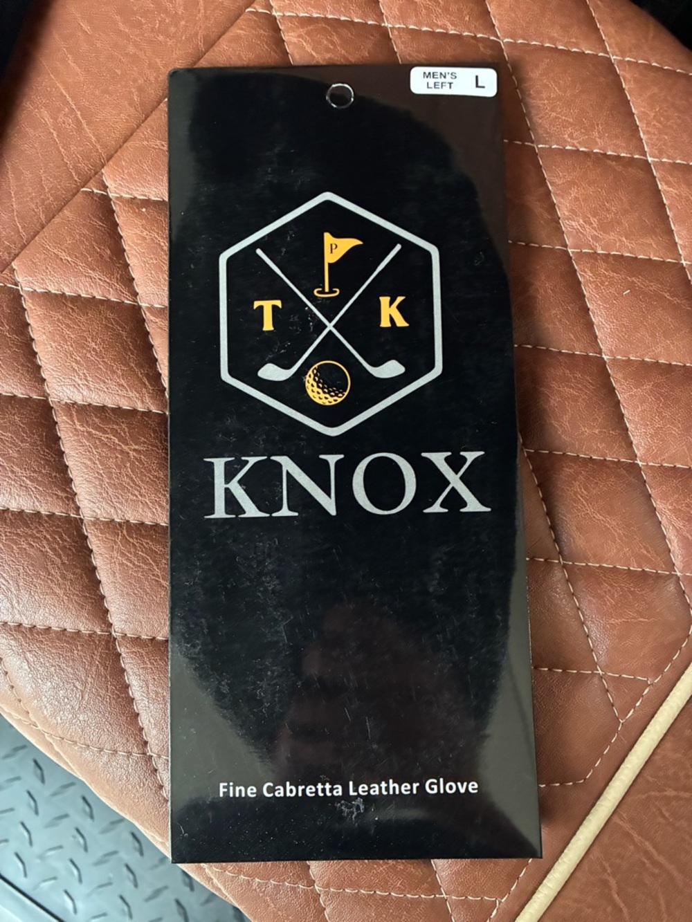 Knox Men's Cabretta Leather Glove - White / Cool Camo - sizes S-XL